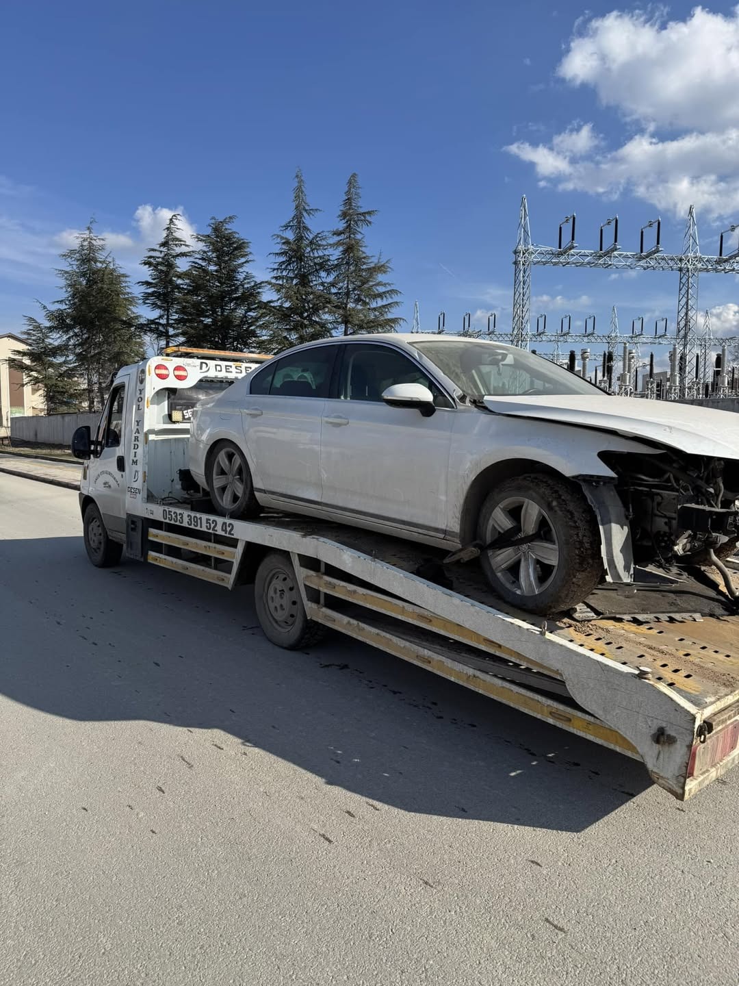Kütahya vinçli araç kurtarma